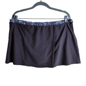 Profile by Gottex Brown Skirt Swimsuit Bottom Women Size 14